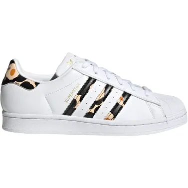 Adidas Women's Marimekko Superstar Shoes - Cloud White / Core Black / Gold Metallic