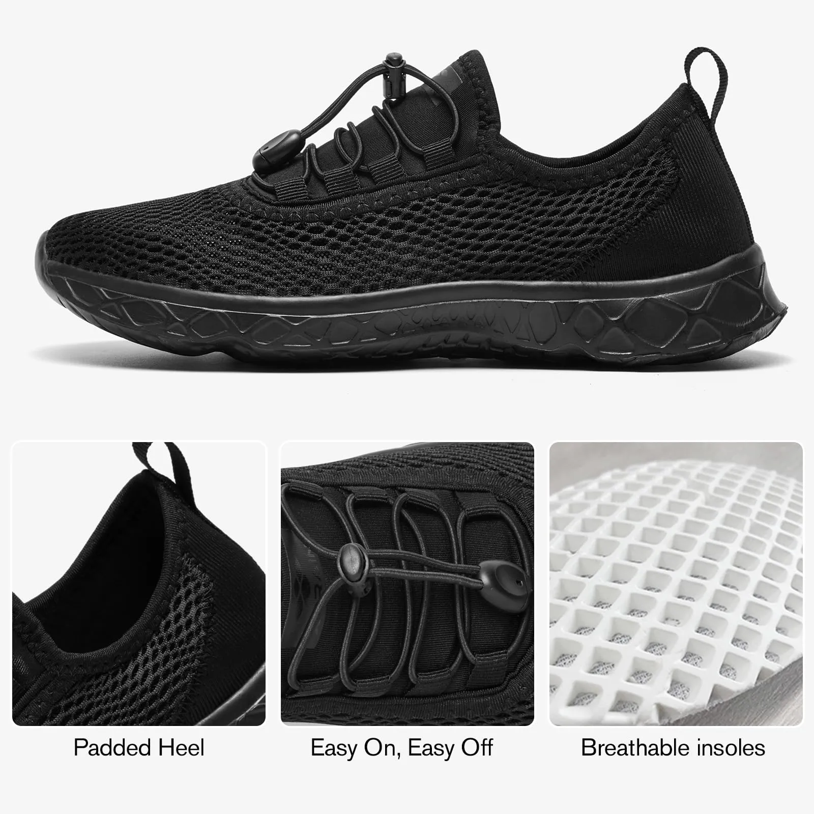 Mens Xdrain Classic Knit 3.0 - High-Performance, Breathable Water Shoes by Aleader