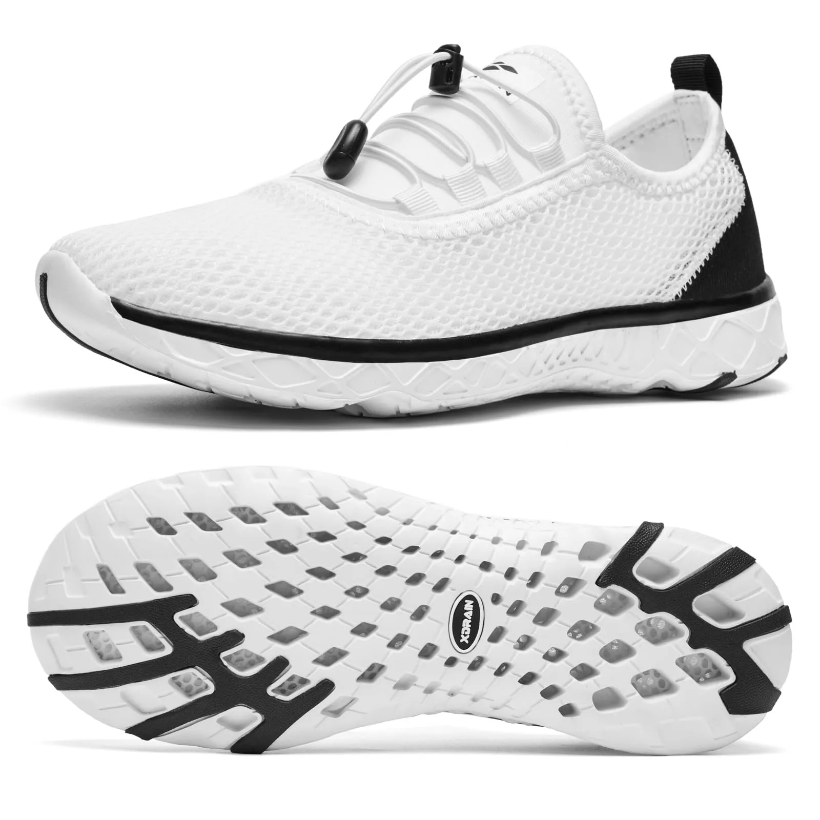 Mens Xdrain Classic Knit 3.0 - High-Performance, Breathable Water Shoes by Aleader