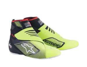 ALPINESTARS 2710723_155_7 Racing shoes SP , FIA 8856-2018, black/yellow fluo, Size 39