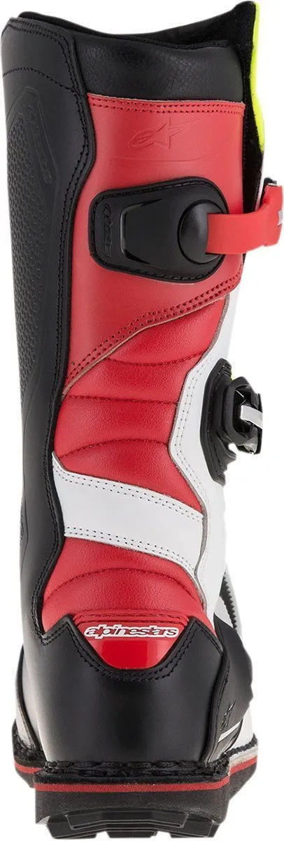 Alpinestars Tech-T Men's White/Red/Yellow/Black Motocross Boots