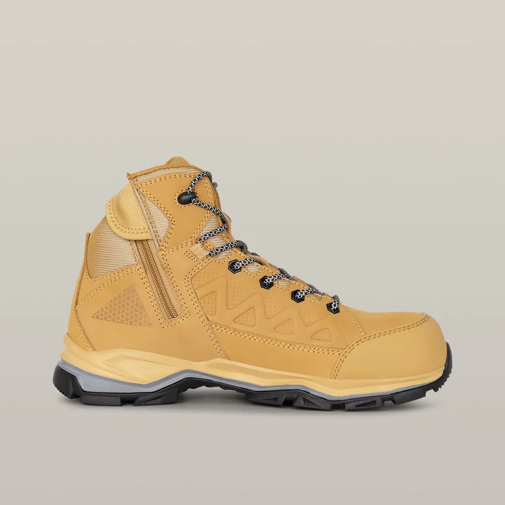 Atomic Hybrid Lace up & Side Zip Safety Boot - Y60280 (Wheat)