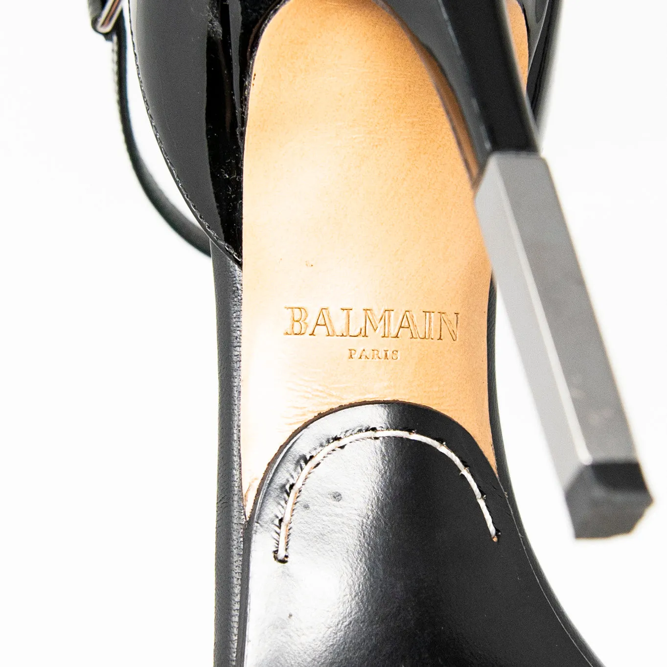 Balmain Black Elvira Sandals 37