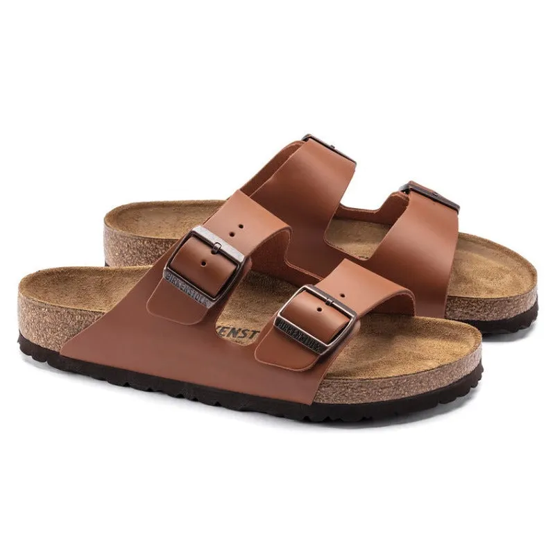 Birkenstock Arizona Women's  Natural Leather Sandals - Narrow Fit