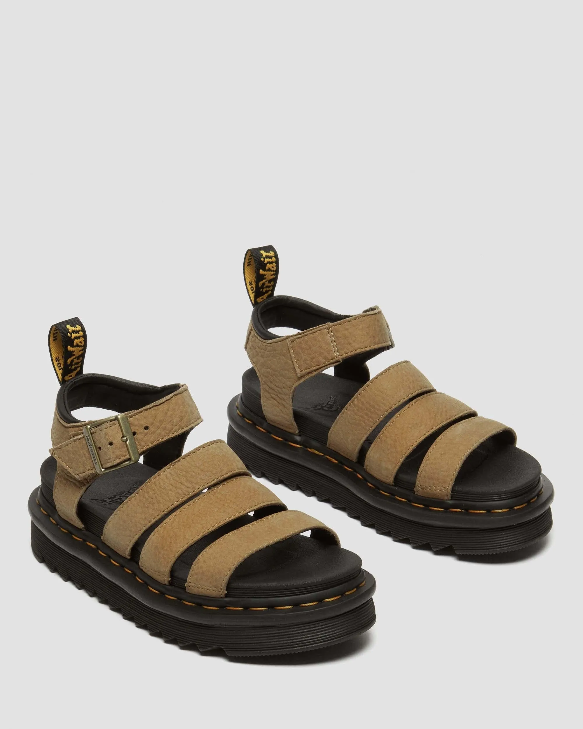 Blaire Tumbled Nubuck Leather Sandals