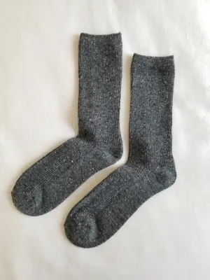 Charcoal Wool Winter Socks