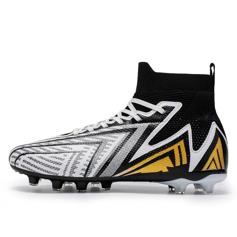 Custom High-Top Soccer Cleats with Logo for Pro Matches