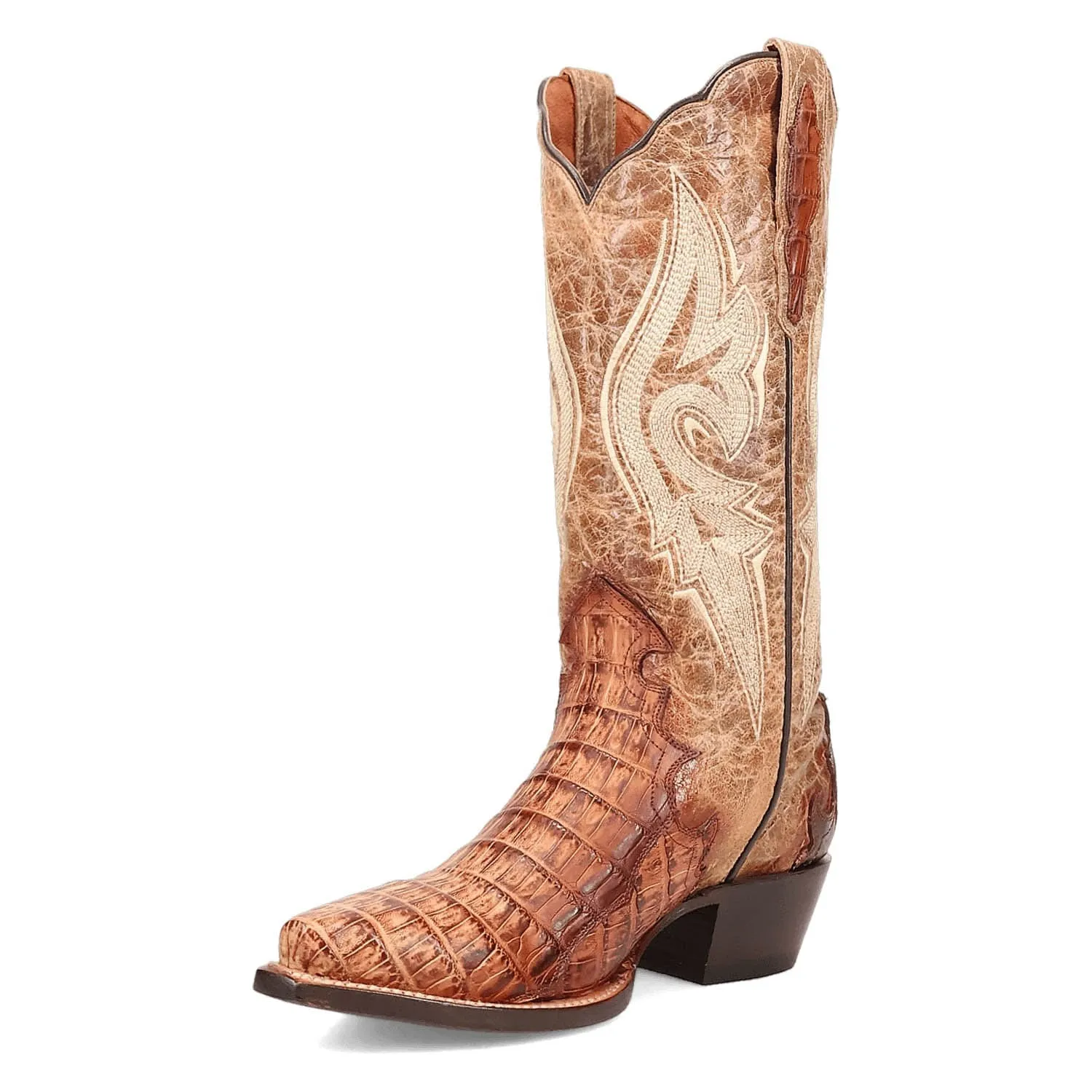 Dan Post Womens Berkeley Sand Caiman Cowboy Boots