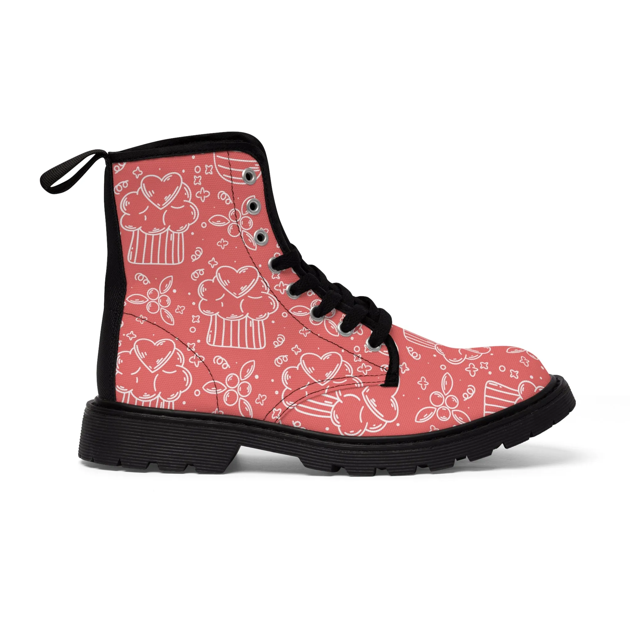 Doodle Pancake - Inovax Men's Canvas Boots