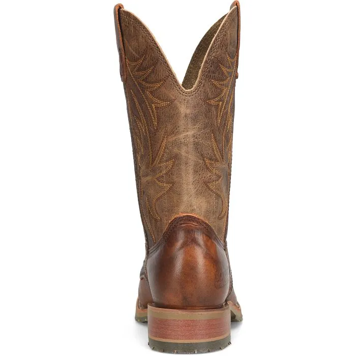 Double H Men's Dark Brown Feller Broad Square Toe Roper Boots