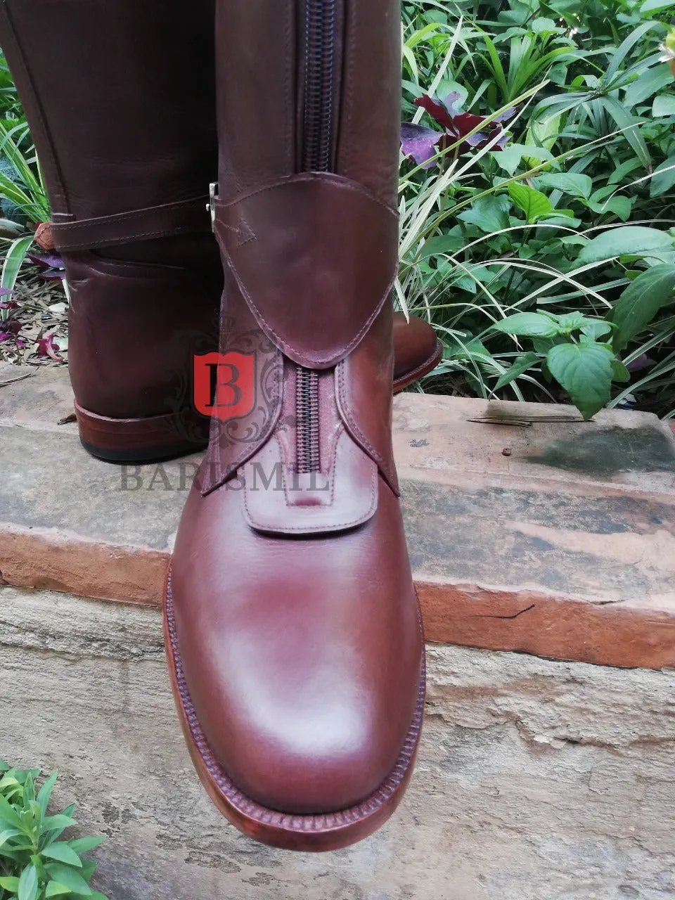 Equestrian - Brown Leather Riding Boots