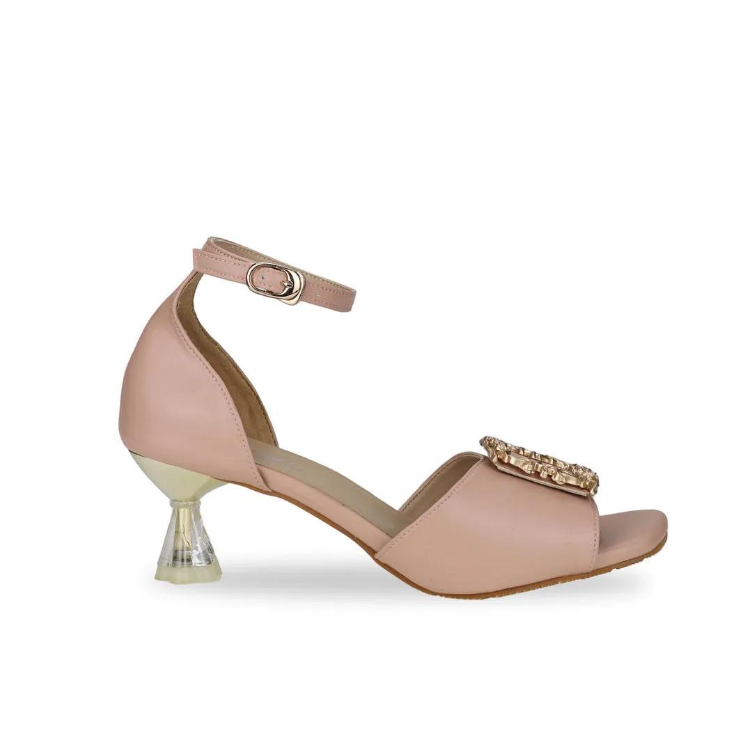 [EXTRA 20% off at cart] Jewel Ankle Strap Heeled Sandals