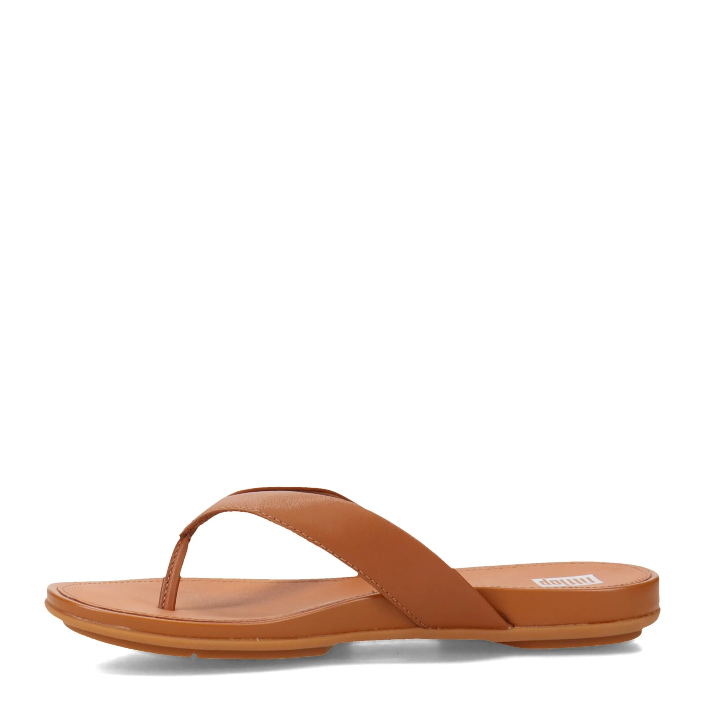 FitFlop EO8592-030 GRACIE LEATHER FLIP-FLOPS Light Tan