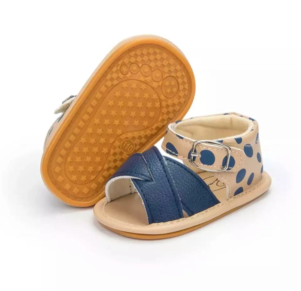 Lucy - Baby Girl Leather Sandals, First Walker