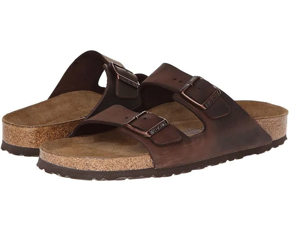 Men's Shoes Birkenstock ARIZONA Slide Sandals 0052531 HABANA OILED LEATHER