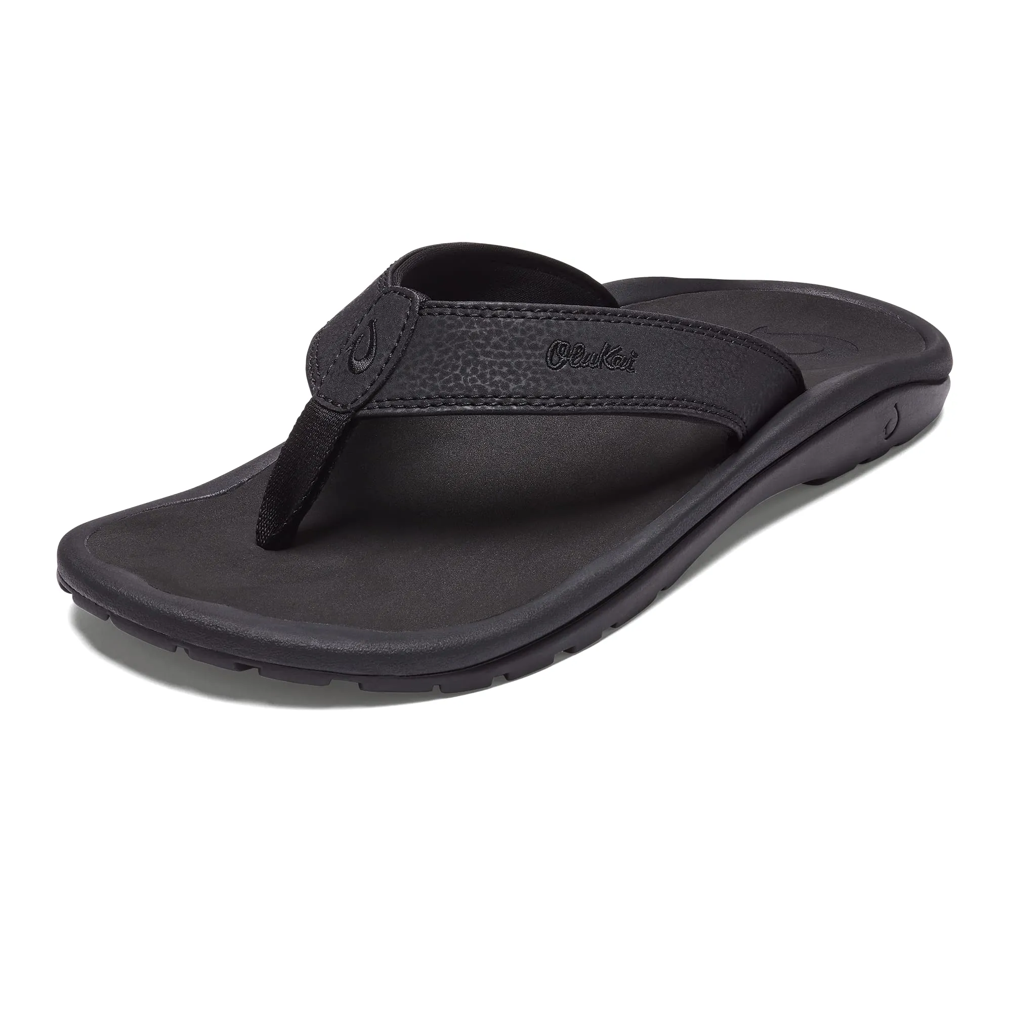 Men's Shoes OluKai OHANA Water Resistant Sandals 10110A-4040 BLACK / BLACK