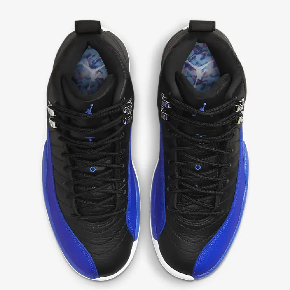 Nike Air Jordan 12 Retro Sneakers, Black/Blue/White