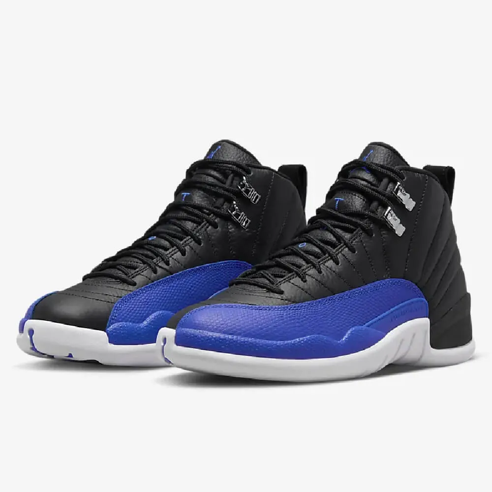 Nike Air Jordan 12 Retro Sneakers, Black/Blue/White