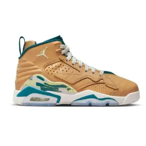 Nike Kid's Jordan Jumpman MVP Shoes - Twine Geode / Teal Green