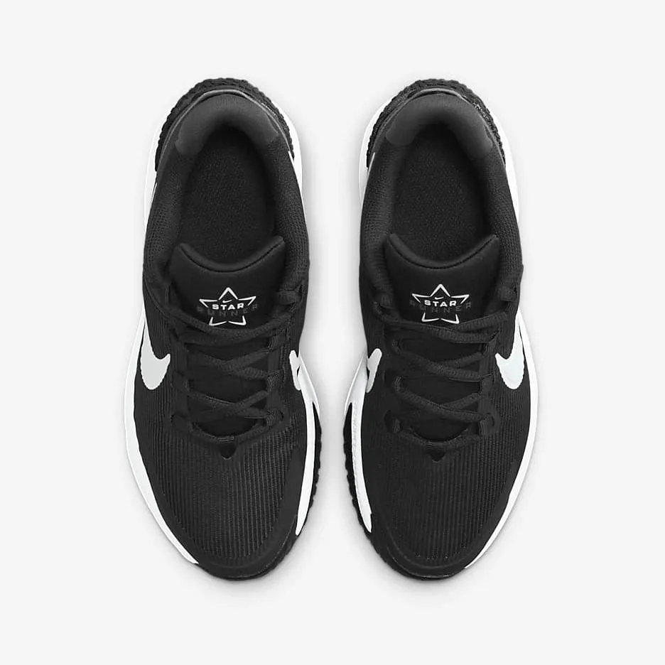 Nike Kid's Star Runner 4 Shoes - Black / White