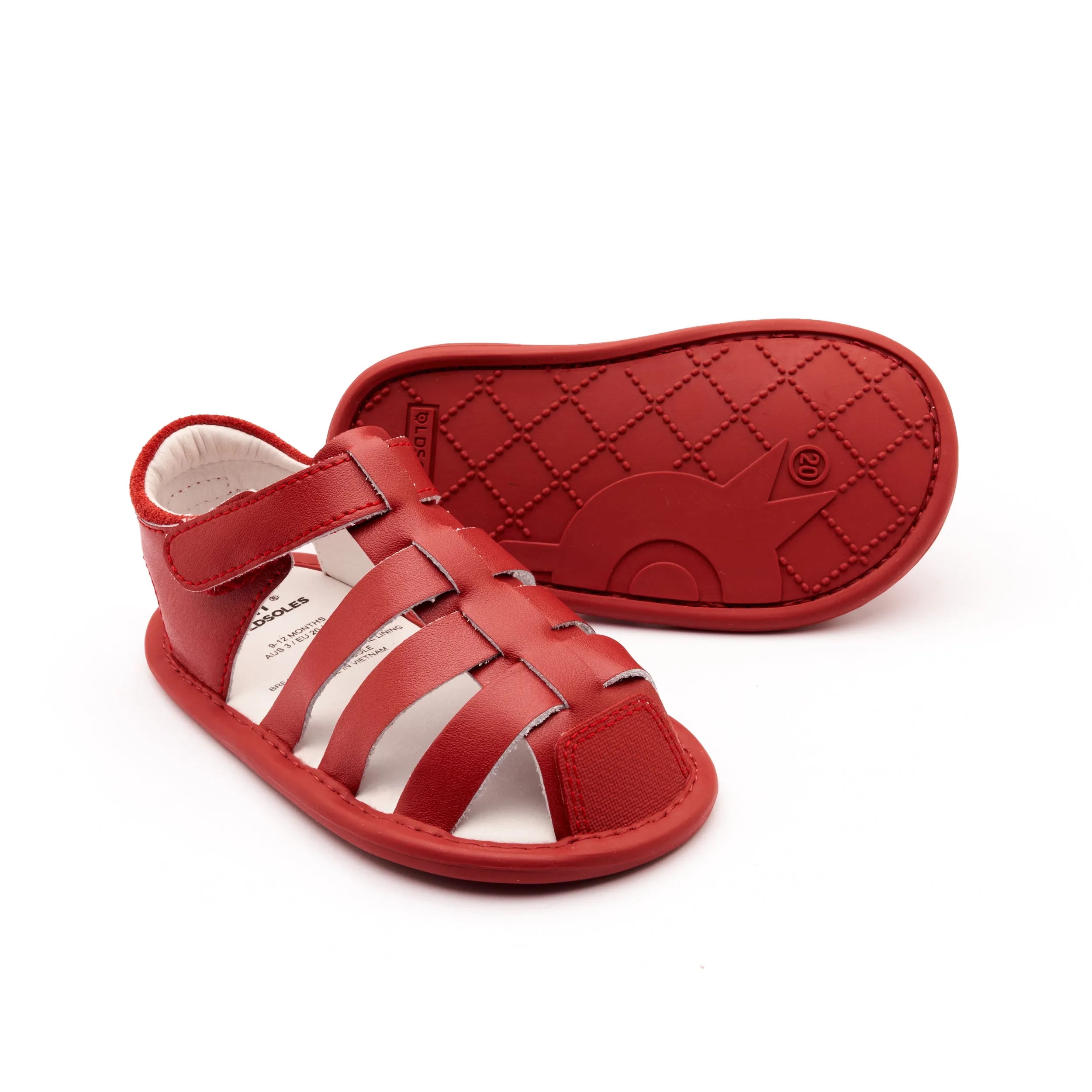 Old Soles Splash Away Red Baby Sandals