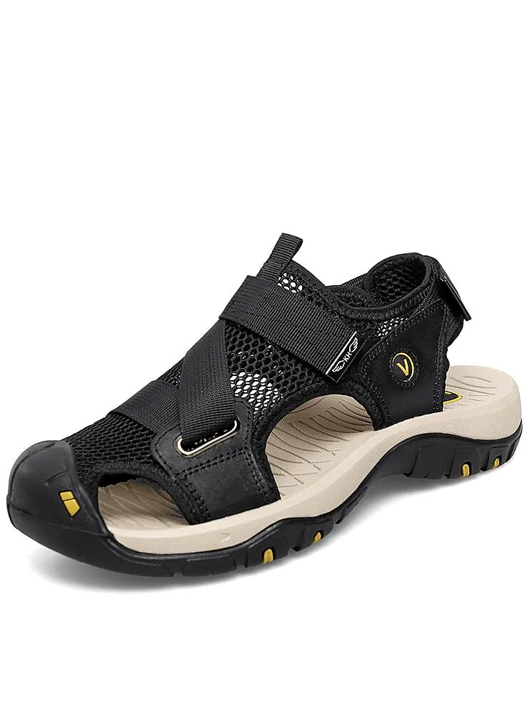 Outdoor Mesh Breathable Sandals with Convenient Velcro - SF1097