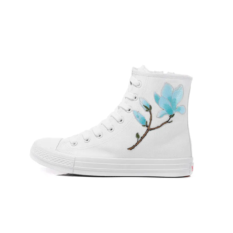 Owlkay Fashion Wild High-Top Canvas Shoes