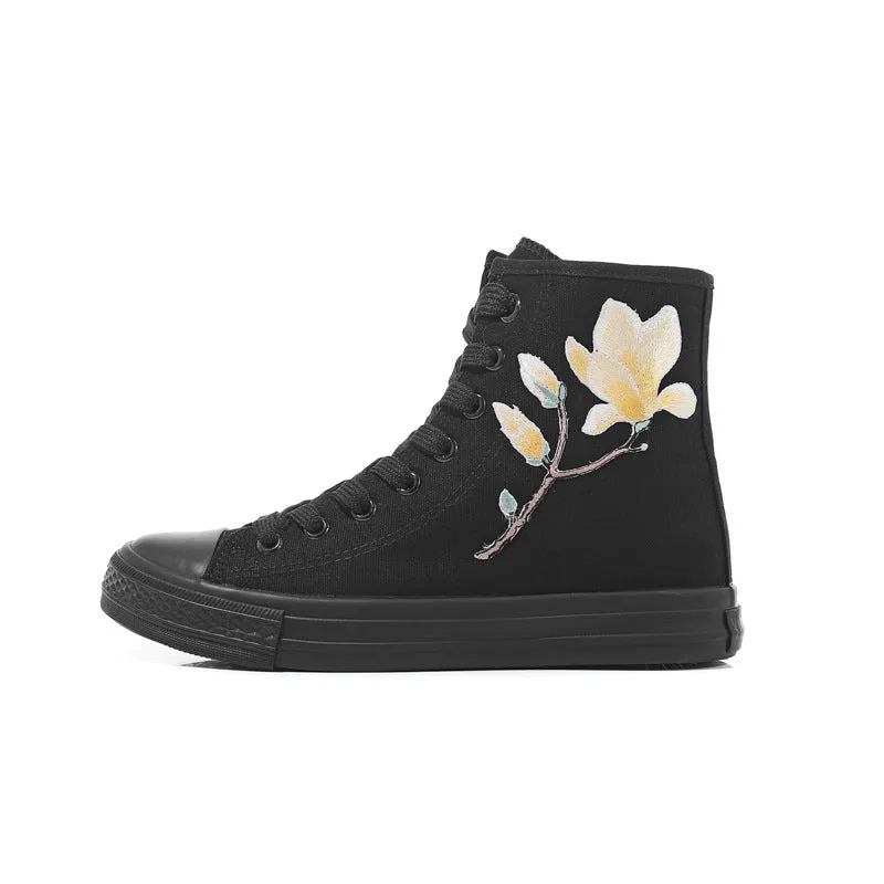 Owlkay Fashion Wild High-Top Canvas Shoes