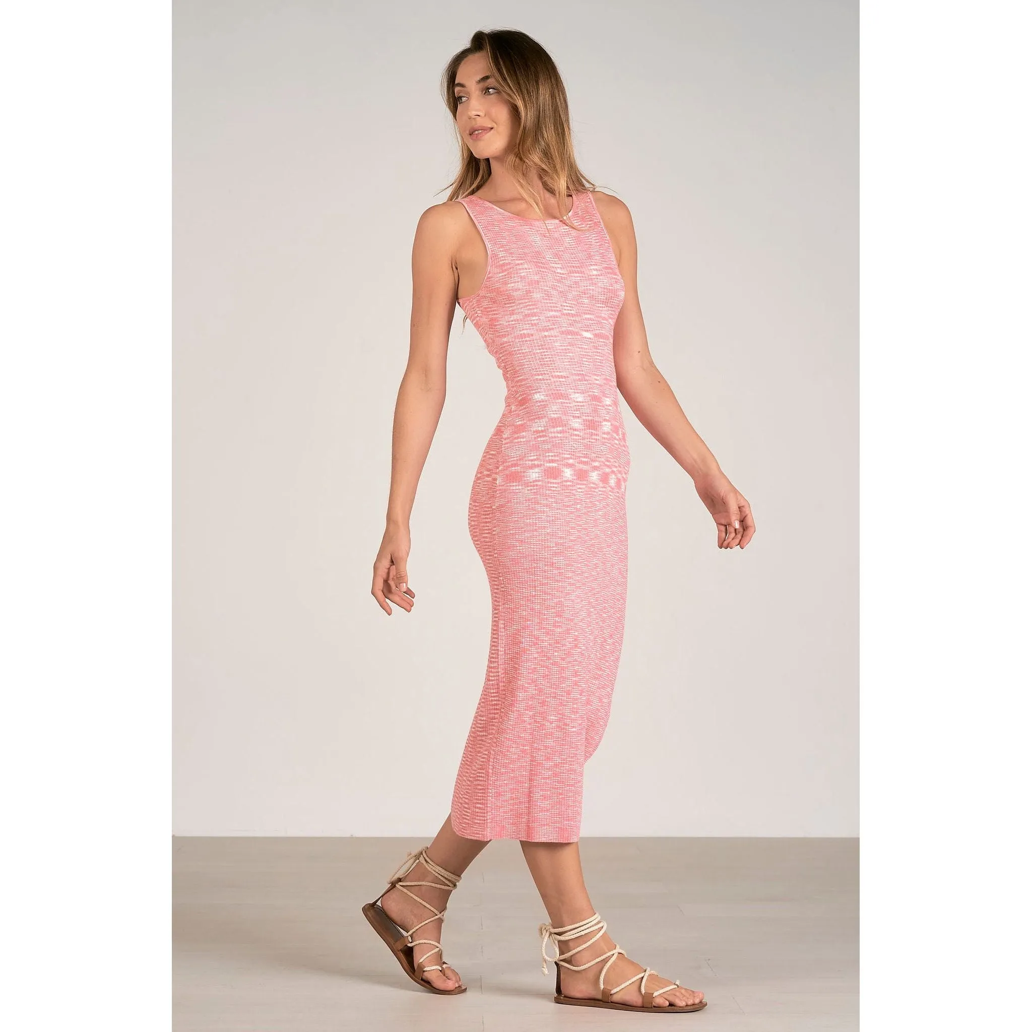 Pink Maxi with Twist Back