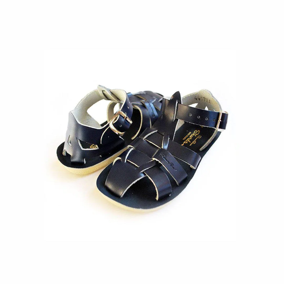 Salt-Water Sun-San Kid's Sandals - Shark - Navy