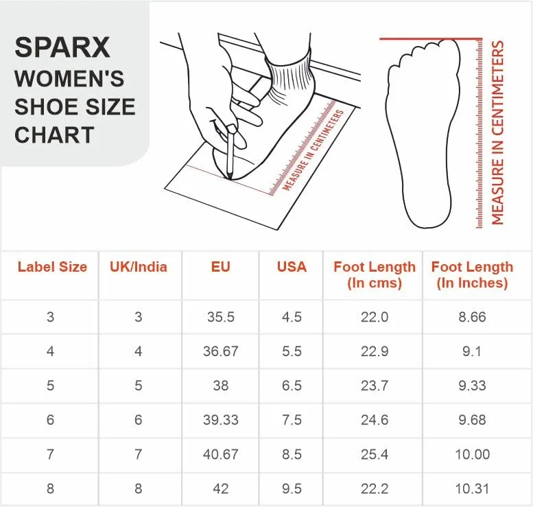 Sparx womens SL 123 | Enhanced Durability & Soft Cushion | Grey Running Shoe - 7 UK (SL 123)