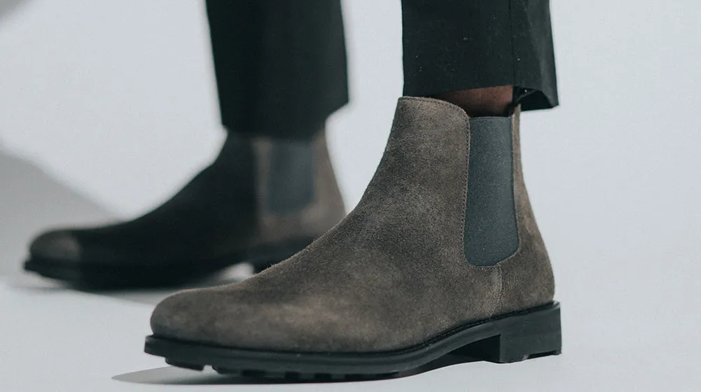 The Drake Boot in Grey  (Last Chance, Final Sale)