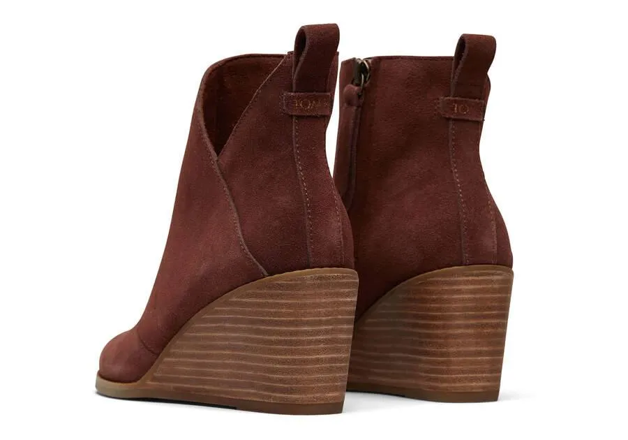 Tom’s Sutton Suede Wedge Boot FINALE SALE