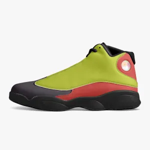 TREADZ GRINCH High-Top Leather Basketball Sneakers