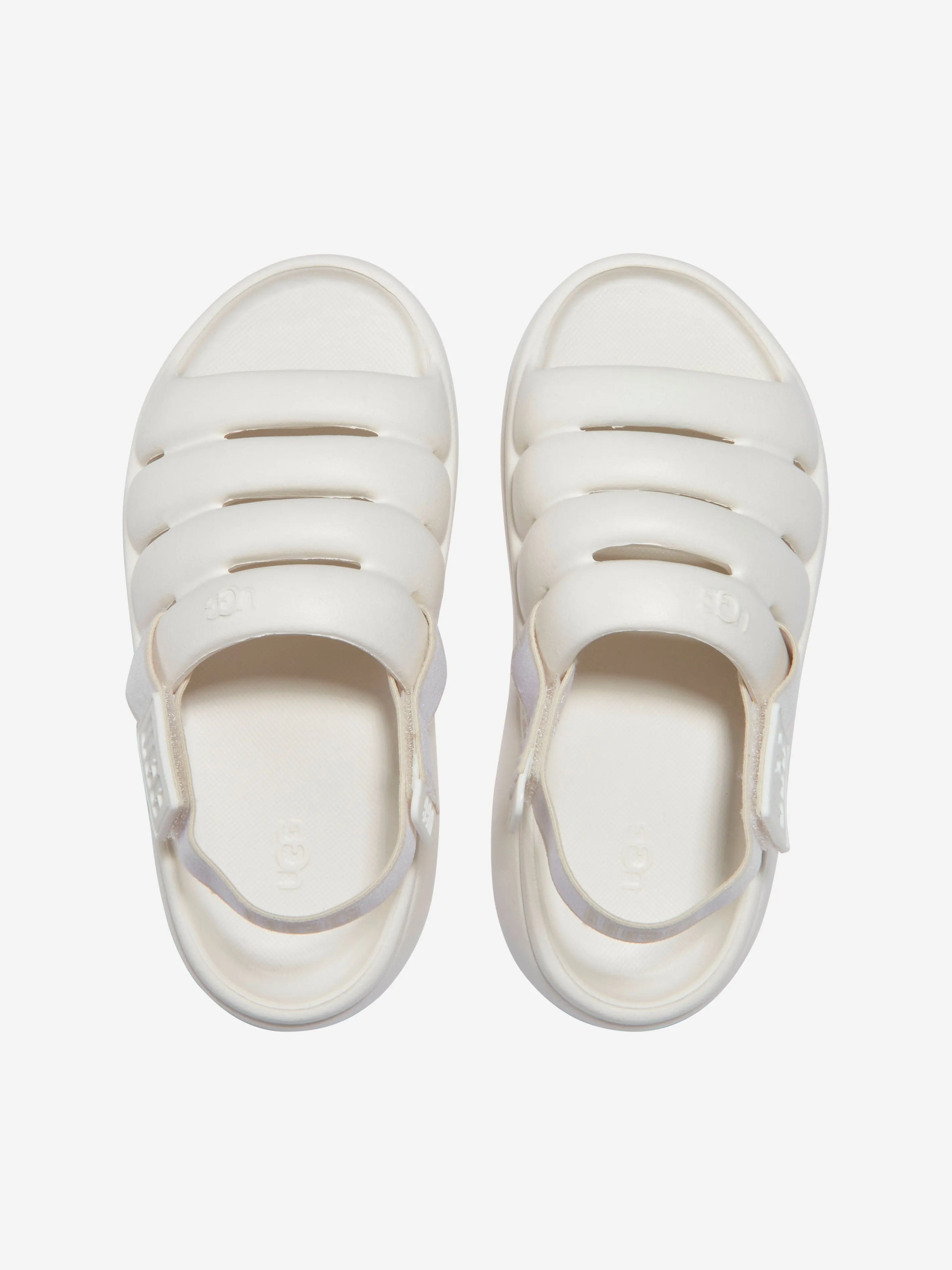 UGG Girls Sport Yeah Sandals in White