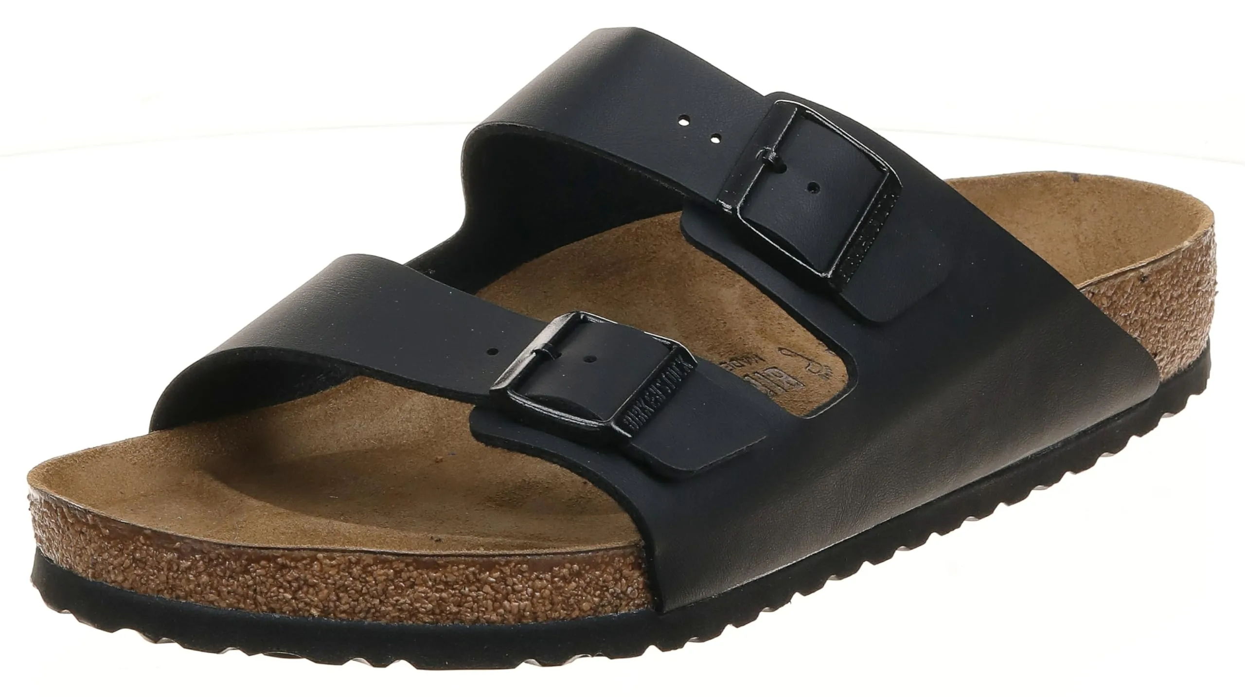 Unisex Birkenstock ARIZONA Slide Sandals 1019069 BLACK BIRKO FLOR