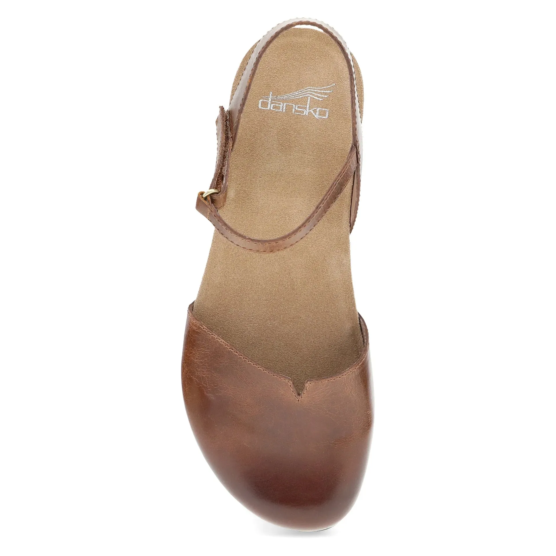 Women's Dansko Rowan Mary Jane Color: Tan Waxy Burnished