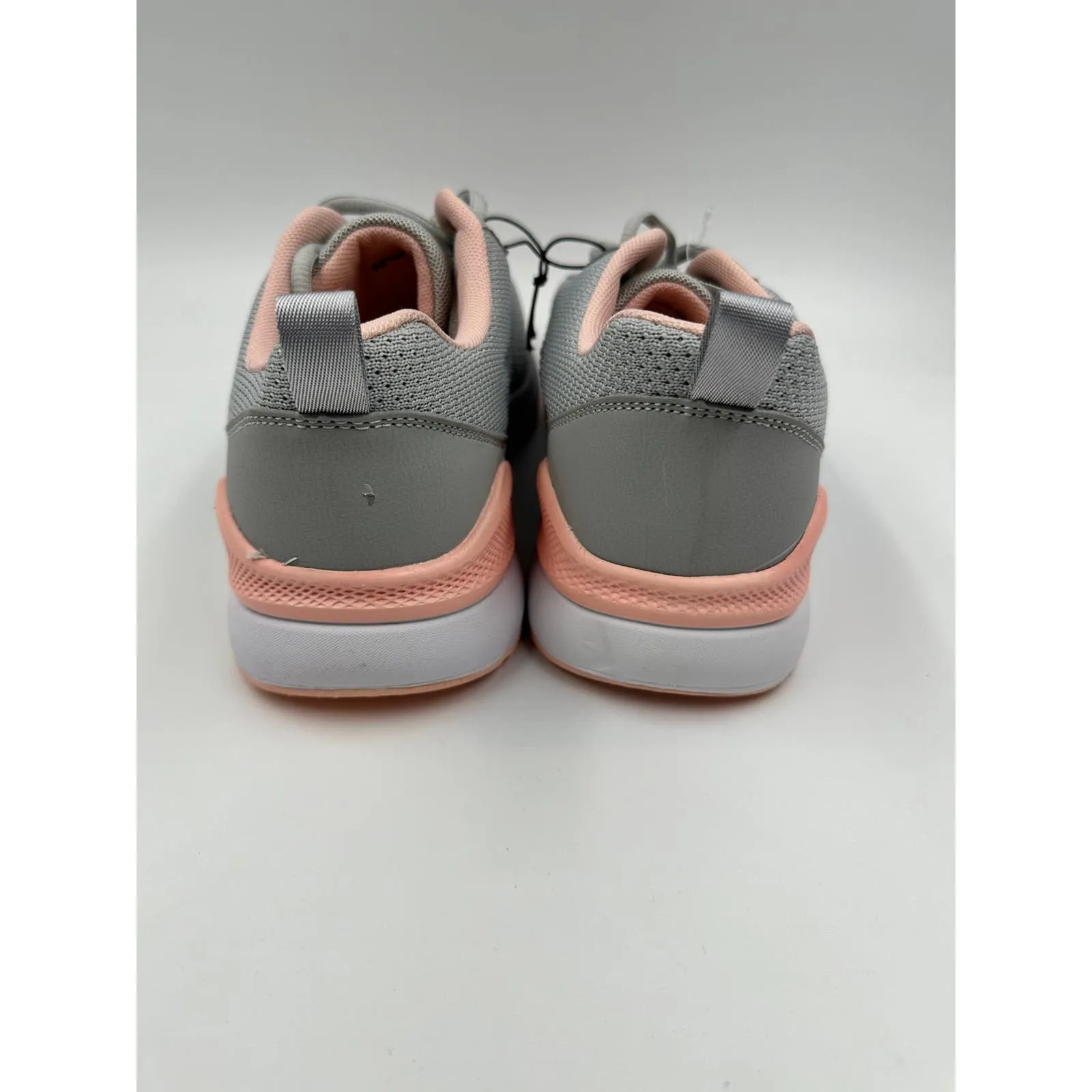 Women's size 9, Gray Mesh with Pink Inside and White Sole