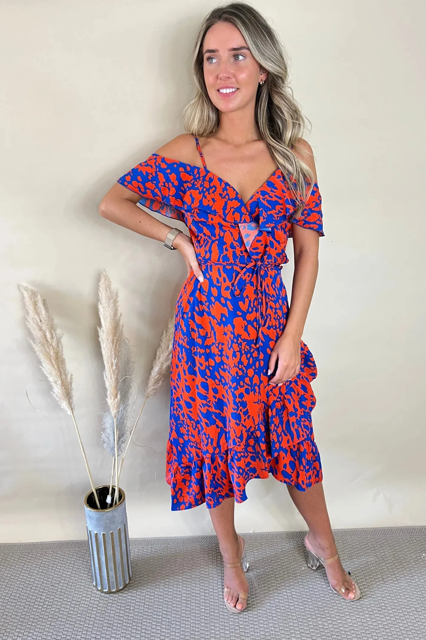 Wrap Midi Dress (multiple colours)