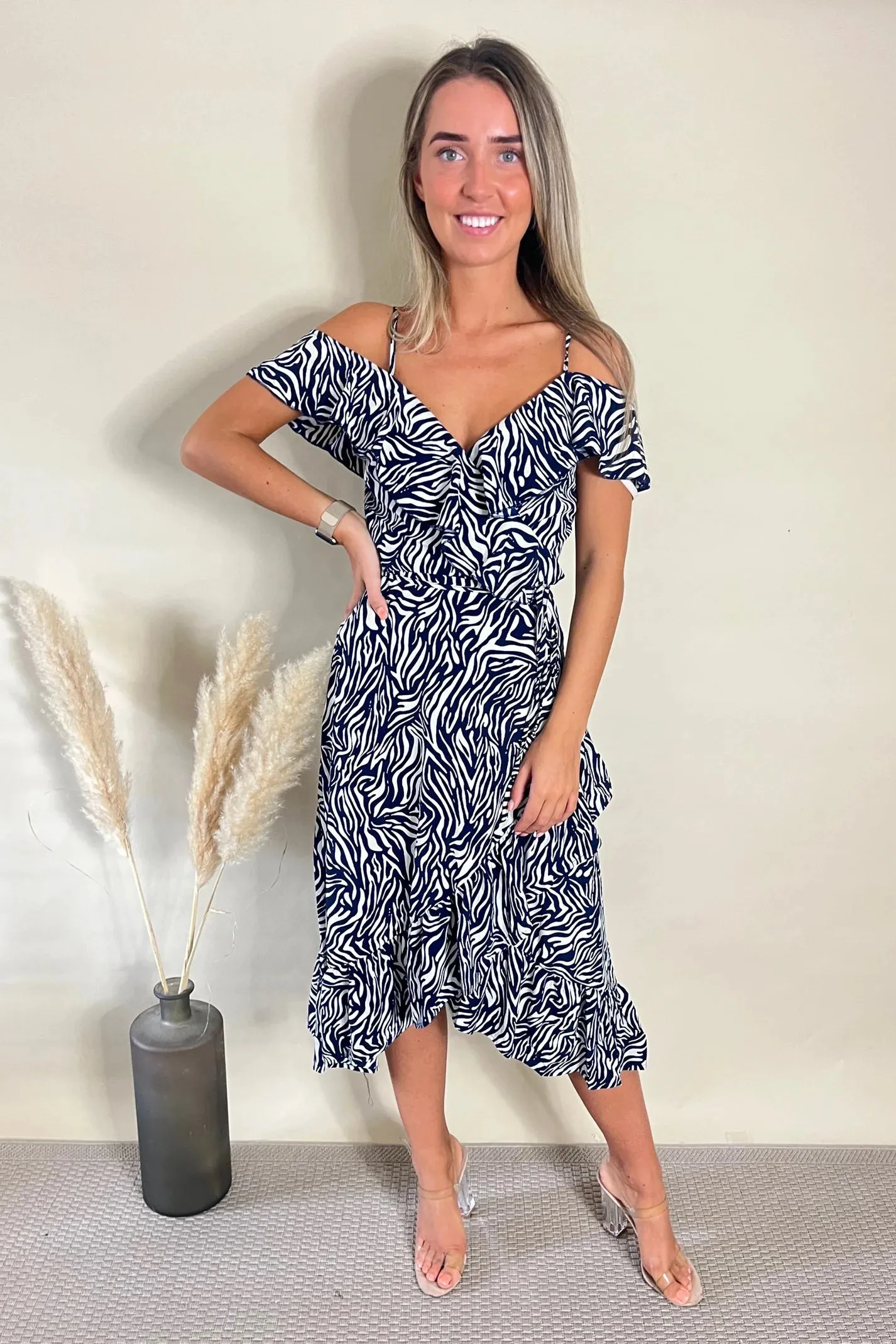 Wrap Midi Dress (multiple colours)